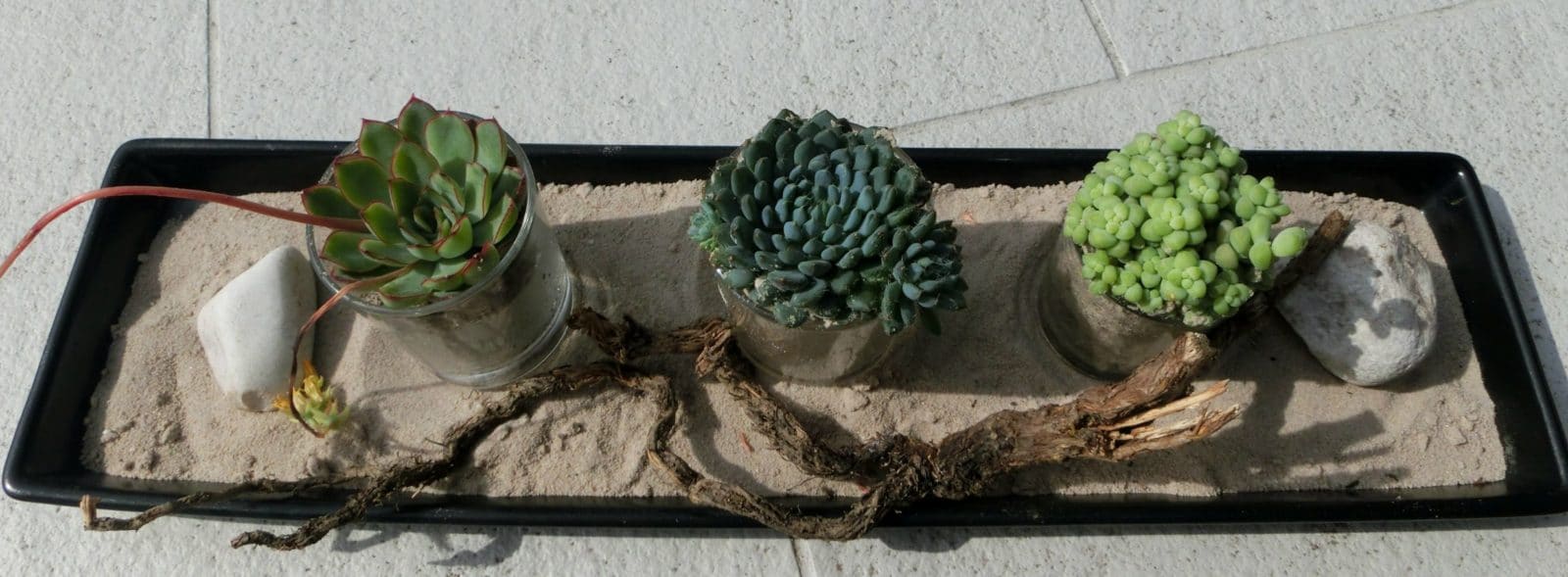 Schnelle Dekoration für Terrasse oder Balkon