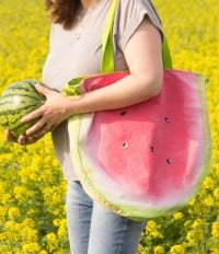 Shopper in Melonenoptik