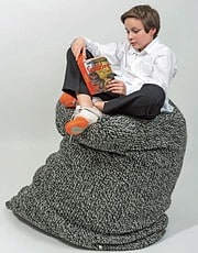 Sitzsack aus Wolle: Lass dich fallen!