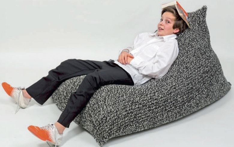 Sitzsack aus Wolle: Lass dich fallen!