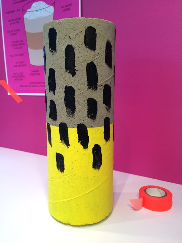 Vase aus Beton