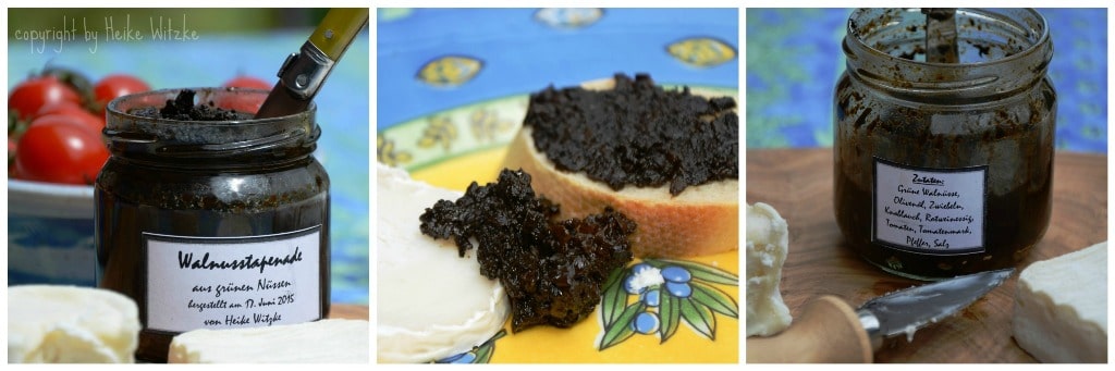 Walnuss-Tapenade aus grünen Nüssen