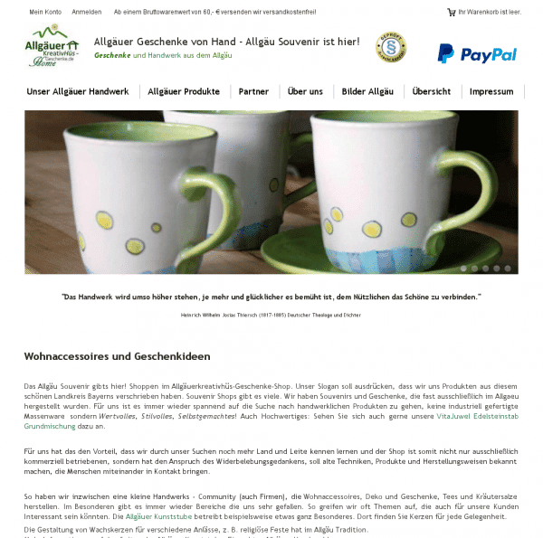 Allgäuer Geschenke – Allgäu Souvenir ist hier!