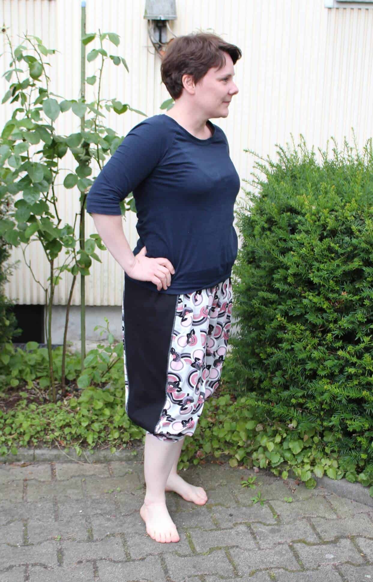 Sarihose mit langen Bündchen