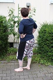 Sarihose mit langen Bündchen