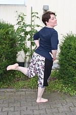 Sarihose mit langen Bündchen