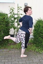 Sarihose mit langen Bündchen