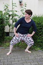 Sarihose mit langen Bündchen