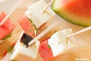 Wassermelone Feta Happen