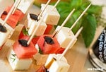 Wassermelone Feta Happen