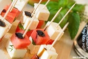 Wassermelone Feta Happen
