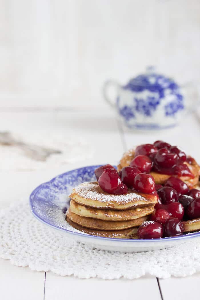 „Kirsch Quark Pfannkuchen!“