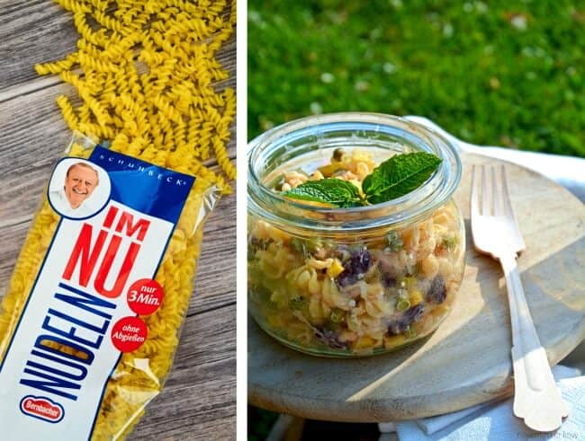 sommerfrischer Pastasalat im Glas ♥ (sponsored by Degustabox)
