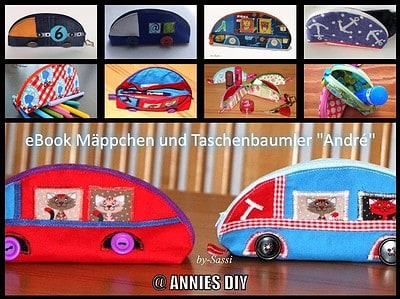 Mäppchen Andre und Taschenbaumler Karina