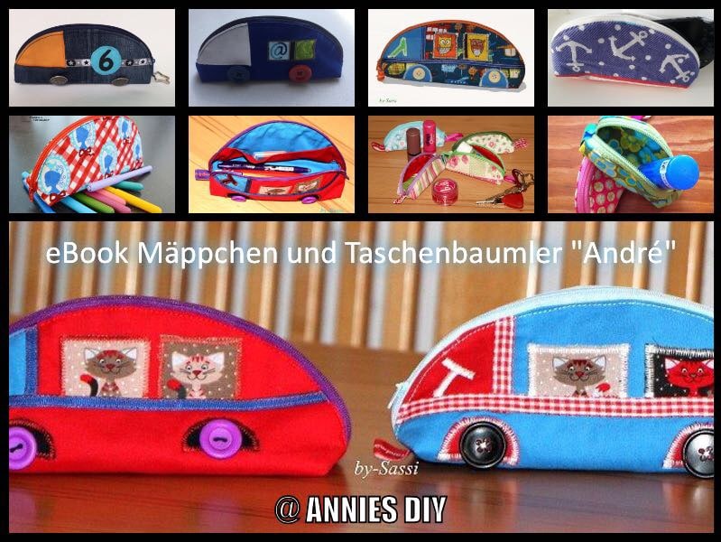 Mäppchen Andre und Taschenbaumler Karina