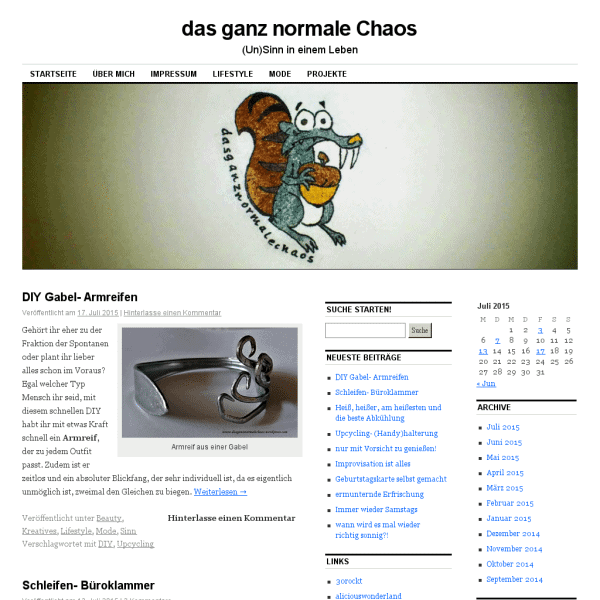 das ganz normale Chaos. (Un-)sinn in einem Leben