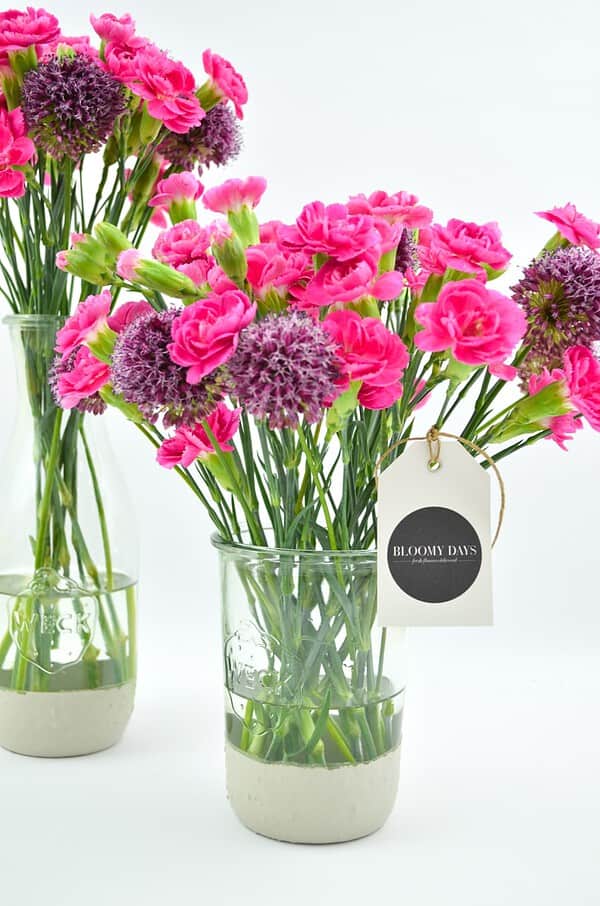 DIY Dip-Dye Betonvase