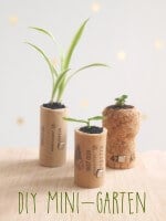 DIY Mini-Garten (Kork-Magnete)