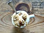 eingefrorener Jogurt – oder ?? mit Haferflocken Crunch