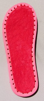 Flip-Flops umfunktioniert und Hütten-/Hausschuhe draus gemacht