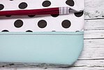 Fold Over Clutch mit Kunstleder