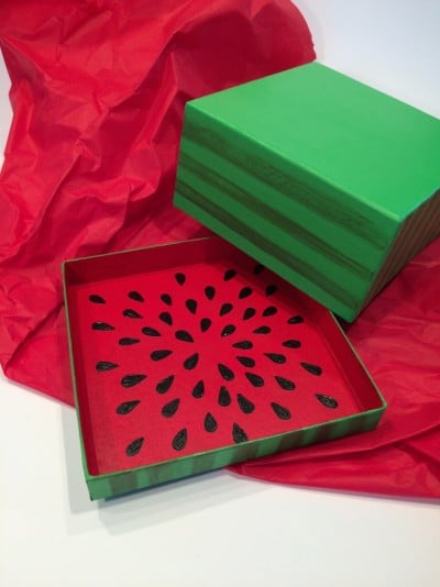 Geschenkbox Wassermelone