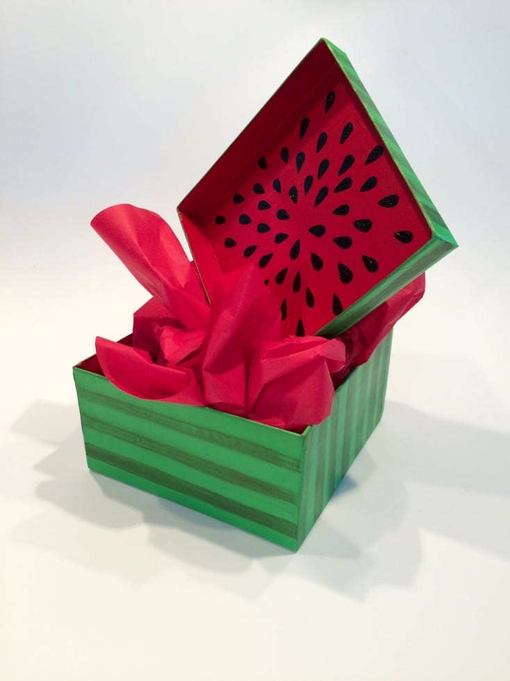Geschenkbox Wassermelone
