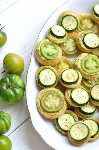 Grüne Tomaten Kreise von den [Foodistas]
