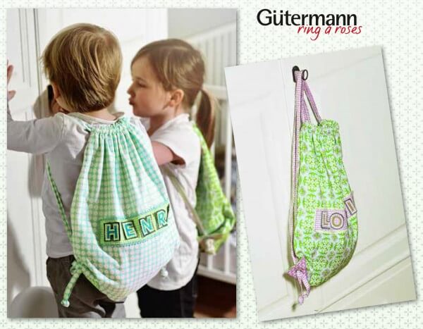 Gütermann-Nähidee: Rucksack Henri und Lotti