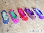 Häkelanleitung Sommerslipper, Gr. 32-43