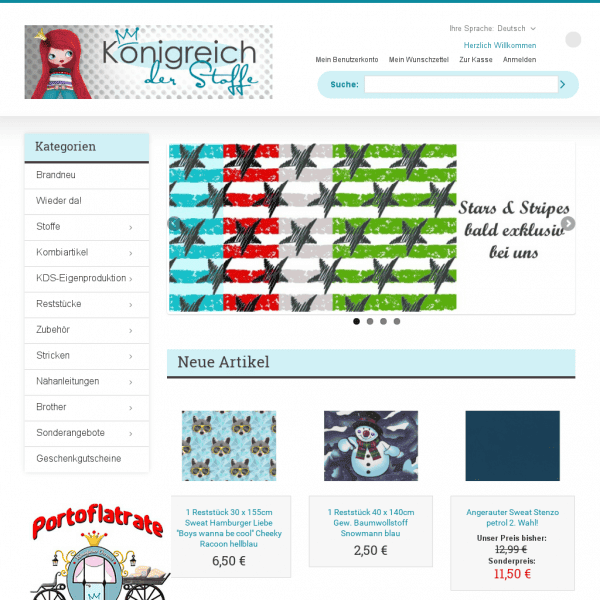 Königreich der Stoffe – online kaufen