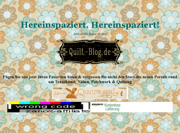 Quilt-Blog.de – Seit 2004 Insidernews aus der kreativen Nähbranche, Tutorials, gratis Anleitungen & Schnittmuster + mehr!