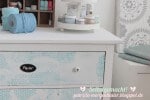 IKEA-Kommode im Shabby Stil