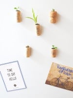 DIY Mini-Garten (Kork-Magnete)
