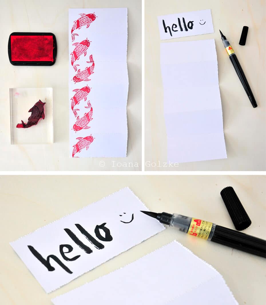 Mini Leporello Karten