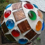 Mosaikkugel für den Außenbereich (frostsicher)