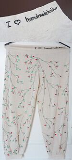 Sarihose „I love handmadekultur“