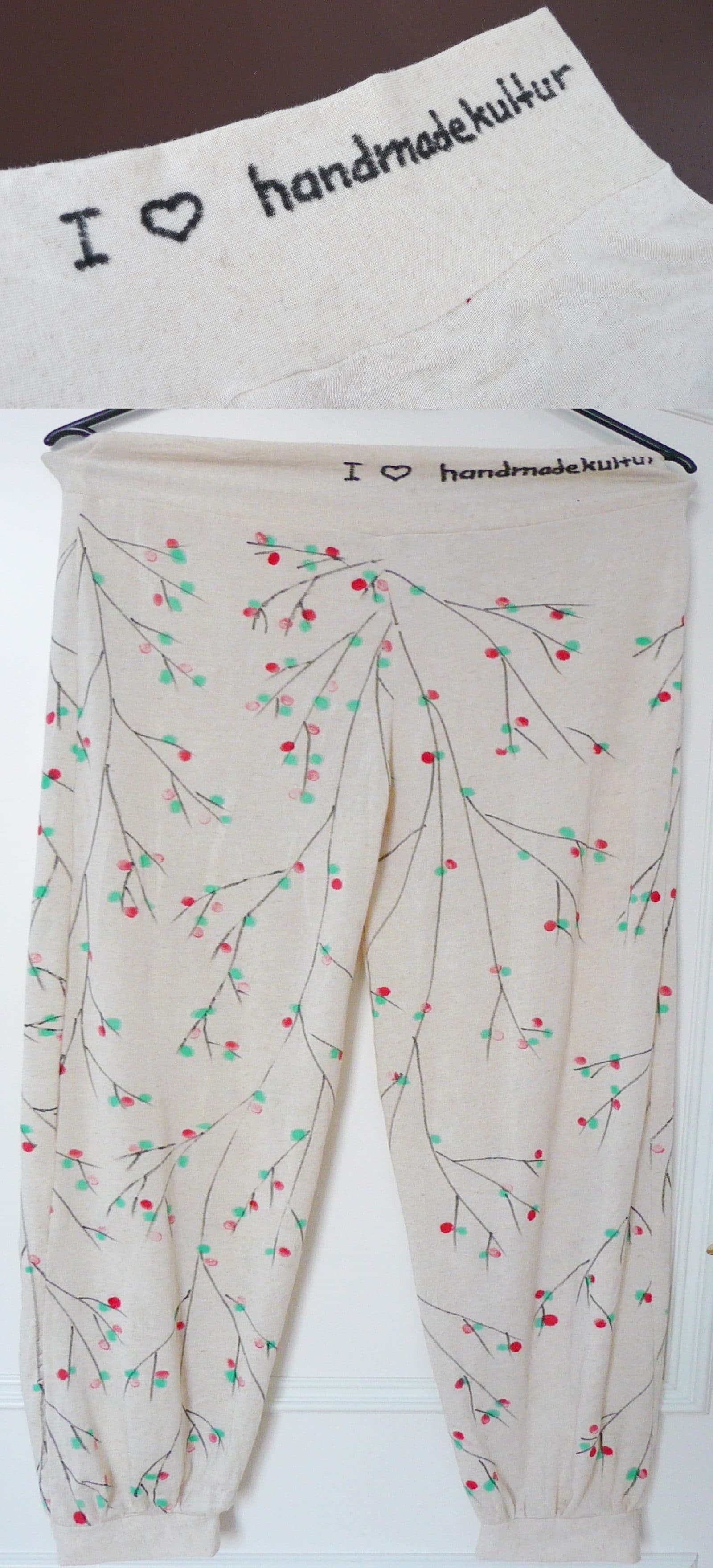 Sarihose „I love handmadekultur“