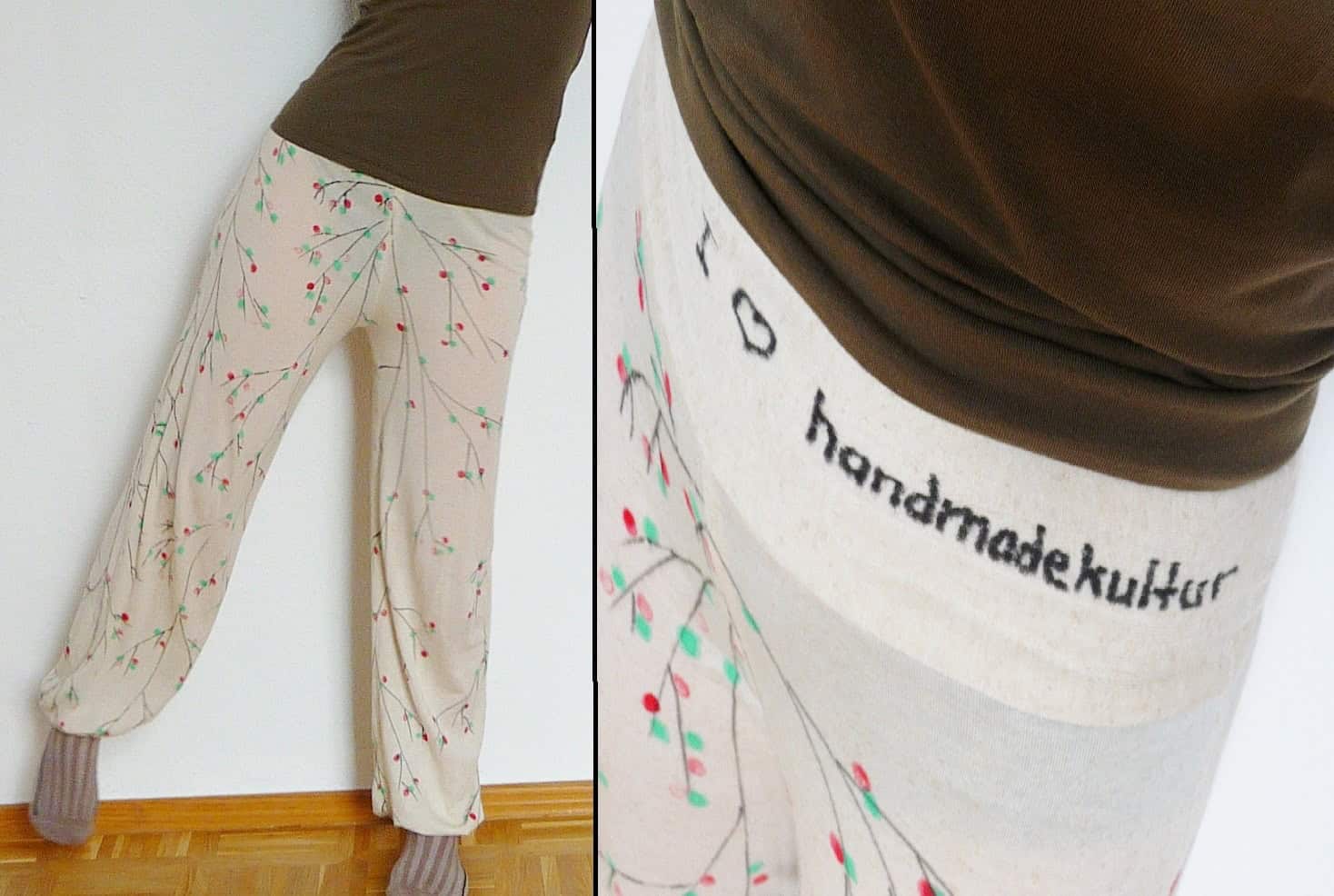Sarihose „I love handmadekultur“