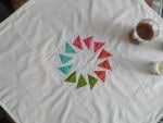 A Circle of Geese – eine „bunte“ Tischdecke und ein Nähtrick