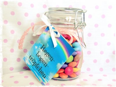 Regenbogentröpfchen Geschenkidee