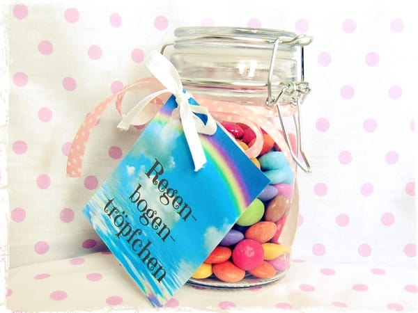 Regenbogentröpfchen Geschenkidee