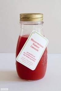 Rezept - Wassermelonen-Himbeer-Limonade
