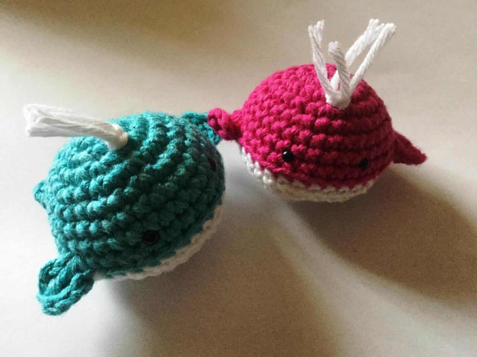 Joey, der Wal – Amigurumi / Schlüsselanhänger / Taschenbaumler