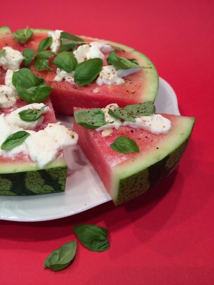 Wassermelonen Pizza