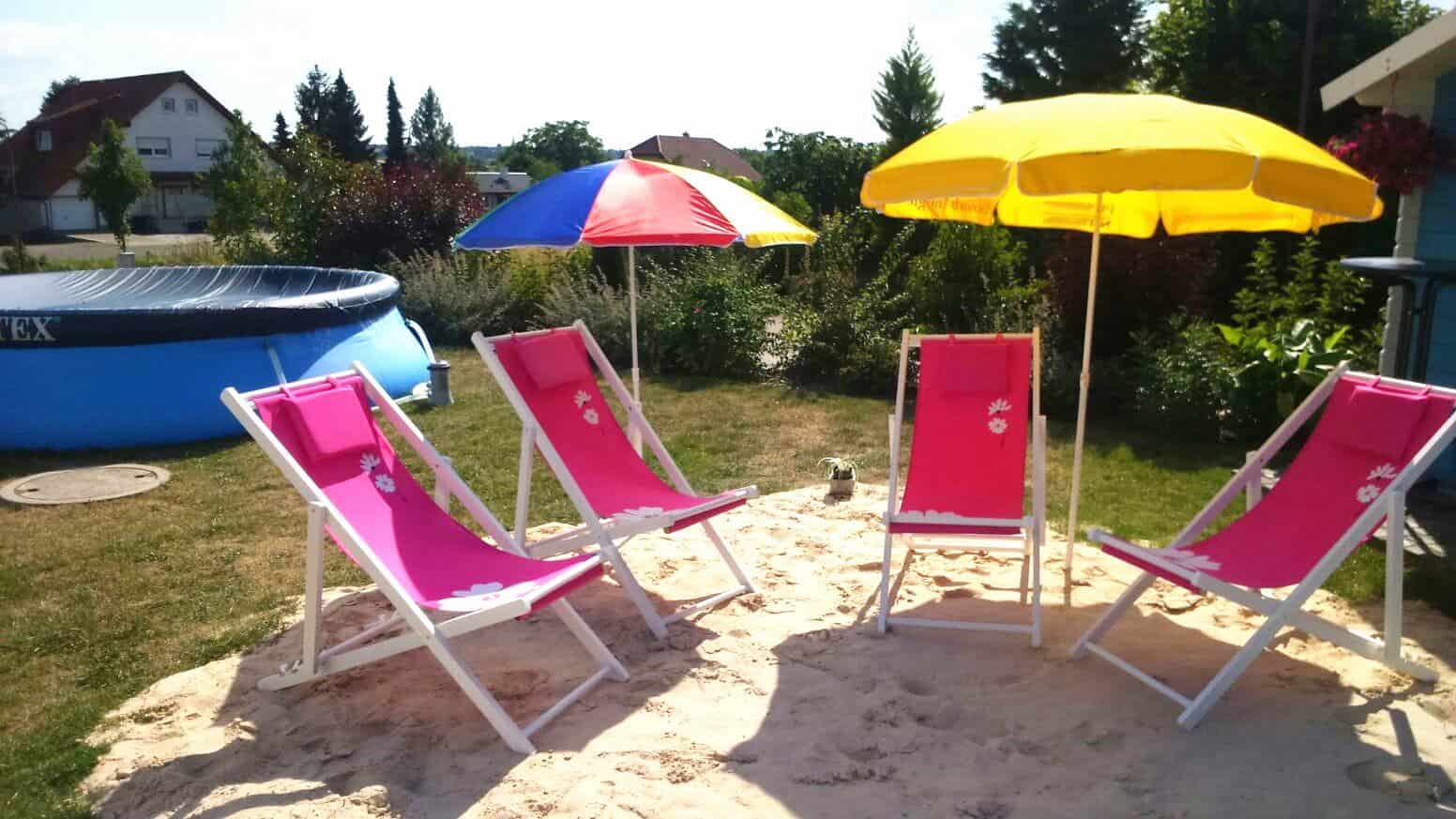 Weg mit der Terrasse – her mit dem Sandstrand!