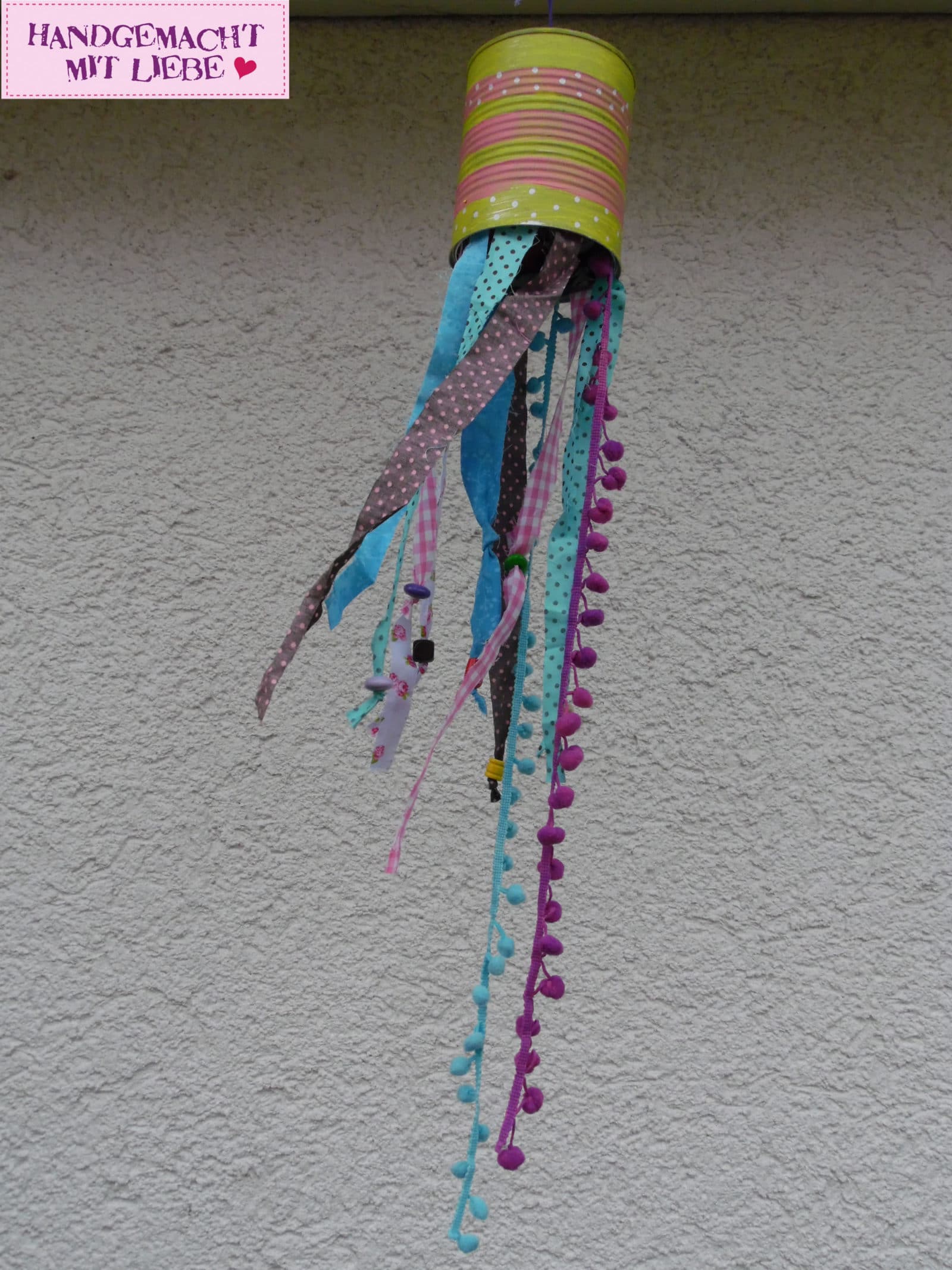 Windspiel für den Garten basteln