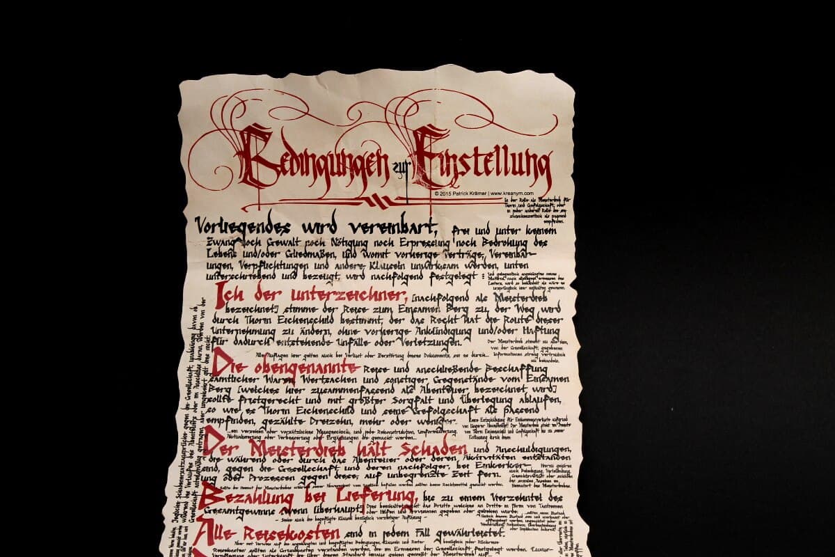 Der Hobbit: Bilbo Beutlins Vertrag (Deutsch!) DIY