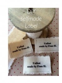 DIY selfmade Label