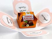 Mini-Explosion Box für Ferrero Küsschen